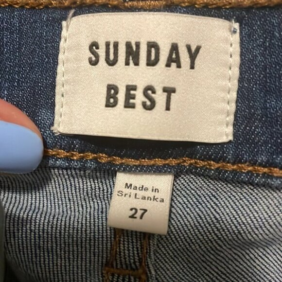 Aritzia Sunday Best Straight Leg Jean size 27 - Picture 7 of 8